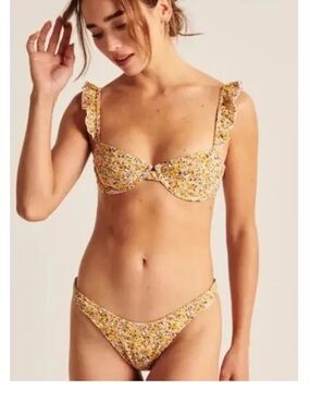 Abercrombie & Fitch Floral Bikini Sz XS